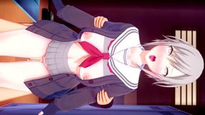 MILF and Teen get roughed up in rough anime sex