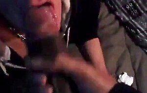 White boy wants to eat black cum
