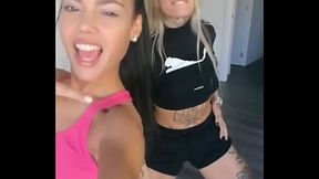 Micaela Caminiti y Apolonia Lapiedra haciendo porno primera vez