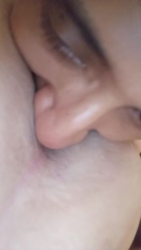 Emotional moment from &quot;Giving a rich ass and pussy blowjob to my fat, slutty and hairy wife&quot;