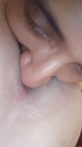 Emotional moment from &quot;Giving a rich ass and pussy blowjob to my fat, slutty and hairy wife&quot;