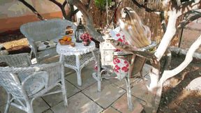 With a book in the garden MP4 (1920x1080) FHD