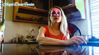 Hot blonde milf love to keep smoking after swallowing warm cum
