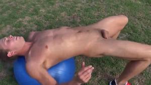 AndysAussieBoys - Blond Carey quick fitness