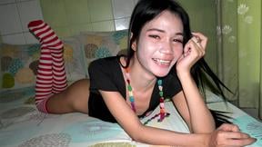 ”Asian femboy from Thailand gets tight bubble butt filled assfucking”