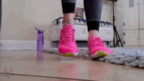 Sweaty, smelly, gym sock and feet sniff and worship- 1080p MP4