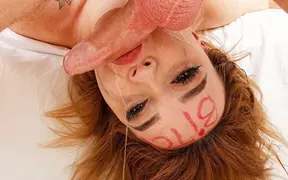 Naughty teen takes a rough anal and facial