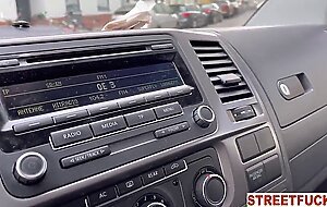StreetFuck -Traveling Horny Couple Offers Creampie to Taxi Driver
