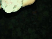 Sweaty cock in condom - squelchy sound