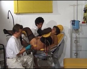 This German Slut Got Used by Doctor and Nurse in the Hospital
