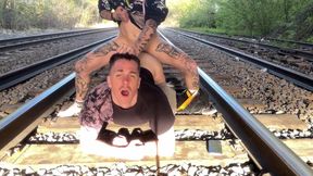 Cruising Tatted Fxggot Fuck Kian Fuk at the Tracks