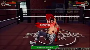 Gigi Faces Off Against Ruby in a Sensual Nude Fighting Clash