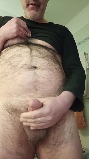 I Happily Cum in My Friend's Bathroom