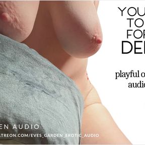 You Want to Cum for Me? De-nied! Playful orgasm denial audio for men by Eve&#039;s Garden