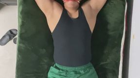 Little Mac Ted up spread eagle