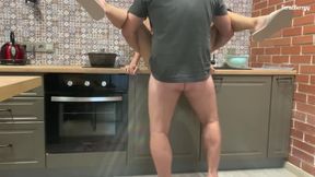 Kitchen Hostess Teased Me So I Fucked Her and Finished on H...