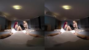 ”My Roomie & Her Friend Fuck Me - Virtual Real Porn”