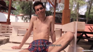 CzechHunter 539 - Young European Dude Accept Extra Money For A POV Gay Scene