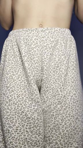 Leopard print pants