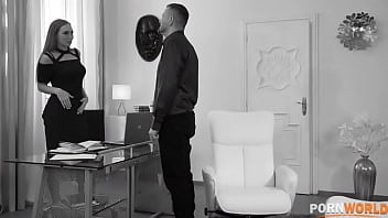 Sex therapist Lisa Bilberry crams her client&#039_s huge cock in her asshole GP1414