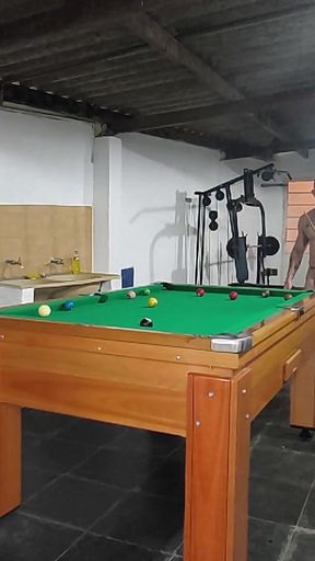 Playing Naked Pool with My Boyfriend and My Father-in-law