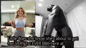 Cute GF pushes limits with BBC in wet dream