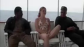 Redhead Cherry Goes Boating With 2 Cocks