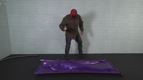A vacuum bed inside a vacuum bed a stupid crazy Deadpool joke vibrator