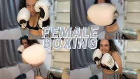 I'm back in the ring! Female Boxing POV - Direct Hits to the Camera