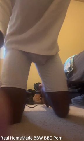 Teasing Striptease Stroking My BBC Anal Butt Plug Masturbation