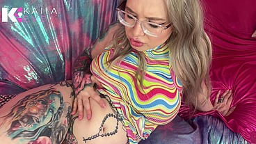 Hungry Horny Step-Sister Pussy Swallows & Unbirths Surprised Step-Brother
