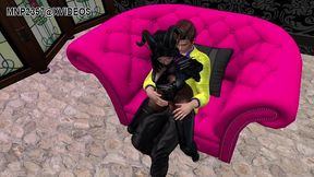 3d succubus seduces and uses small dick human male