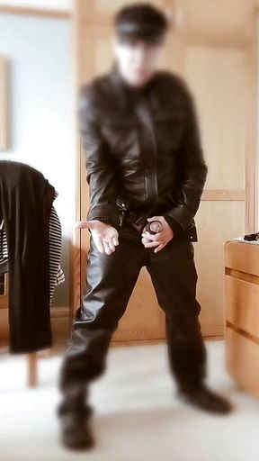 Slow motion leather jerk