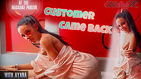 Ayana No2studiovr In At The Customer Came Back; Brunette Amateur Ayana Happy Ending Massage Hardcore Pov