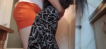 I Got Fucked Quickly by My Domme MILF Boss in the Shared Office Kitchen