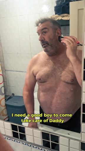 Before the Fight - Silver Stepdaddy Boxer POV