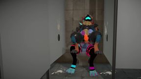 Protogen gets torn up in the douche (7mins)