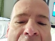 Squirting in my open mouth