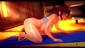 Rems Busty Bikini Moment Ignites Steamy Passion in Hot Anime Fantasy