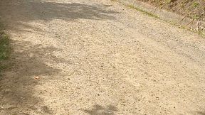Public pussy masturbation