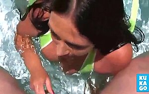 Compilation of busty goth chick cumshots