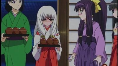 Tsuki KageRou, the hot anime porn cartoon teen, gets her hentai fix with a twist