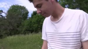 CzechHunter: Vulgar amateur blowjob cum outdoors
