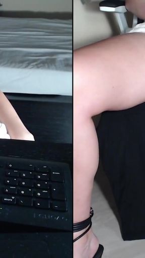 Emotional moment from &quot;Livecam - Jerk Off Together DELUXE&quot;