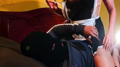 Man fucks his maid in a home hard.