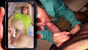 Watch Me Squirt While I Suck Your Cock