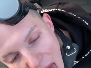Sucked a guy on the roof of a high-rise building