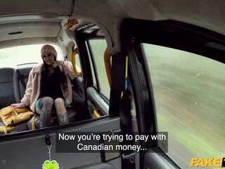 Fake Taxi Canadian hottie Karma Synn rides the Bishop hard