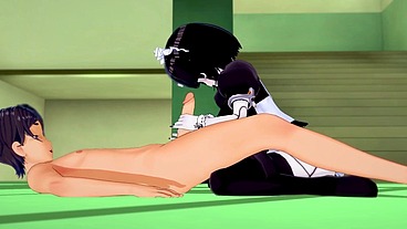 Maid Bot in the Hallway - 3D Hentai