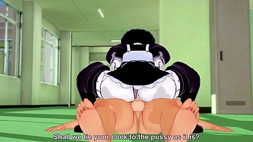 Maid Bot in the Hallway - 3D Hentai